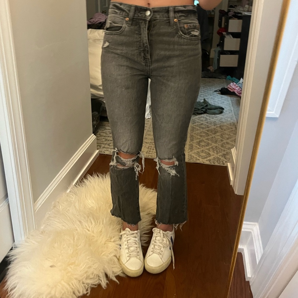 Daze Ripped Dark Gray Jeans